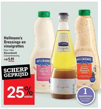 Sligro Hellmann's dressings en vinaigrettes aanbieding