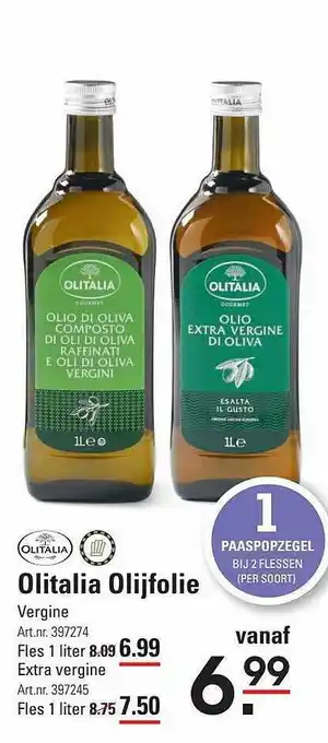 Sligro Olitalia olijfolie aanbieding
