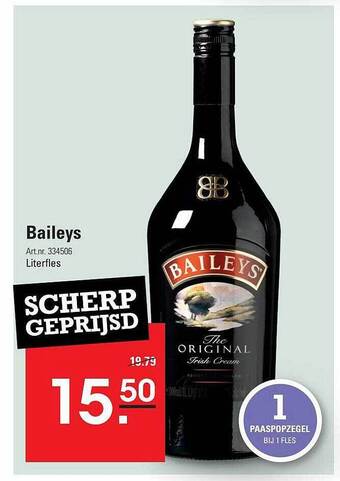 Sligro Baileys aanbieding