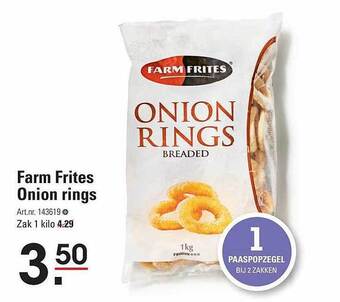 Sligro Farm frites onion rings aanbieding