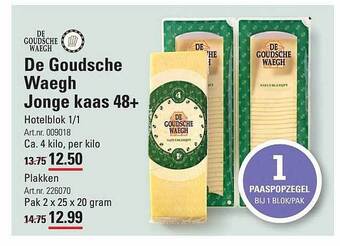 Sligro De goudsche waegh jonge kaas 48+ aanbieding
