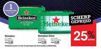 Sligro Heineken, heineken silver aanbieding