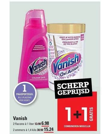 Sligro Vanish aanbieding