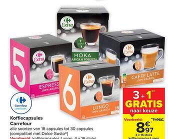 Carrefour Market Koffiecapsules aanbieding