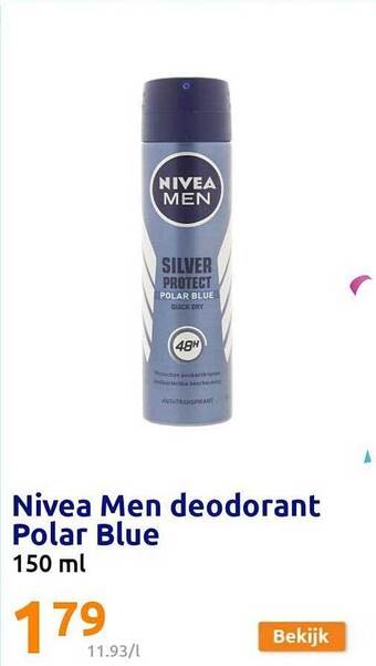 Nivea men deodorant polar blue