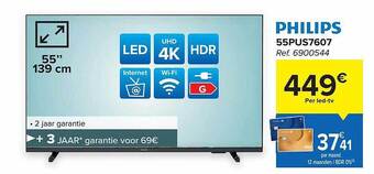 Carrefour Philips ledtv aanbieding