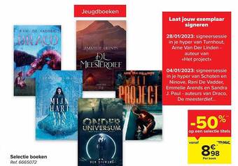 Carrefour Selectie boeken aanbieding