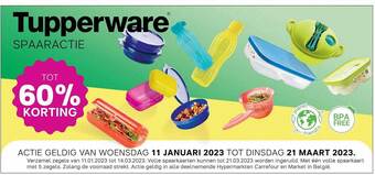 Carrefour Tupperware spaaractie aanbieding
