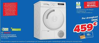 Carrefour Bosch condensatiedroogkast aanbieding