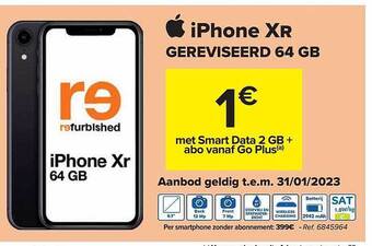 Iphone xr gereviseerd 64 gb