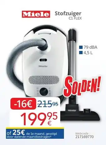 Eldi Miele stofzuiger c1 flex 4,5L webcode: 217169770 aanbieding