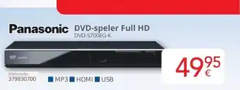 Eldi Panasonic dvd-speler full HD DVD-S700EG-K webcode: 379830700 aanbieding