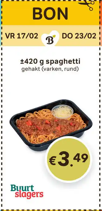 Bon Ap +/- 420g spaghetti gehakt (varken/rund) aanbieding