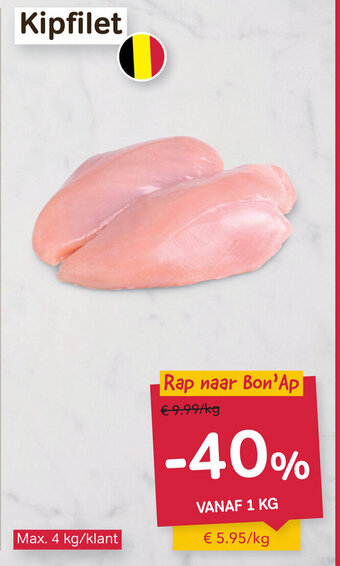 Bon Ap Kipfilet 1kg aanbieding