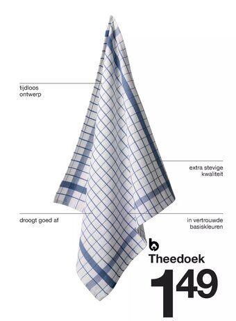 Zeeman Theedoek aanbieding