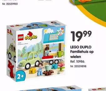 Fun Lego duplo familiehuis op wielen aanbieding