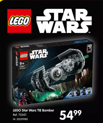 Fun Lego star wars tie bomber aanbieding