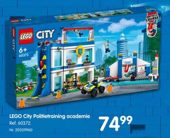 Fun Lego city politietraining academie aanbieding