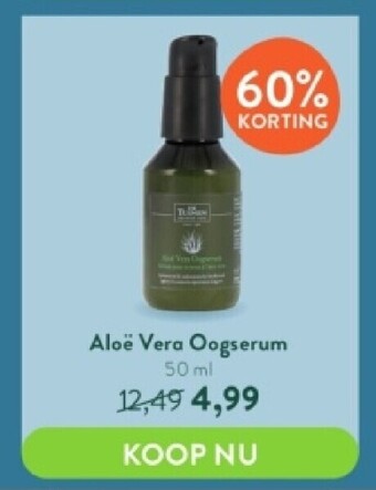 Holland & Barrett Aloë vera oogserum 50 ml aanbieding