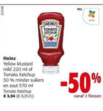 Colruyt Heinz tomato ketchup aanbieding