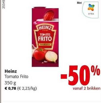 Colruyt Heinz tomato frito aanbieding