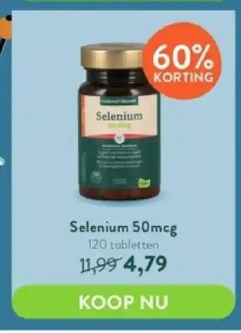 Holland & Barrett Selenium 50mcg 120 tabletten aanbieding