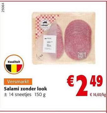 Salami zonder look