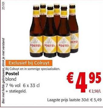 Colruyt Postel aanbieding