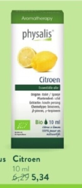 Holland & Barrett Citroen 10 ml aanbieding