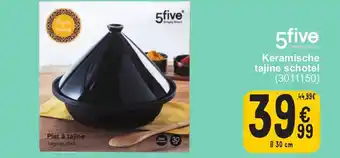 Cora 5Five Keramische Tajine Schotel 30cm aanbieding