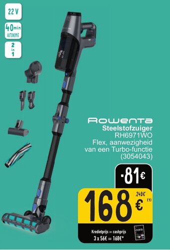 Cora Rowenta Steelstofzuiger RH6971WO aanbieding