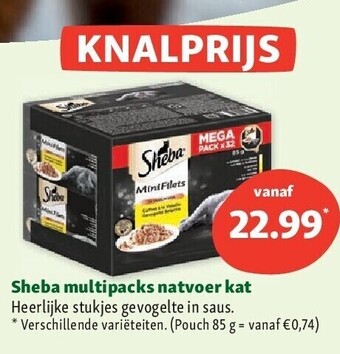 Maxi Zoo Sheba multipacks natvoer kat aanbieding