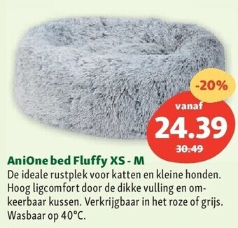 Anione bed fluffy xs - m