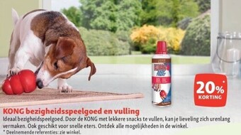 Kong bezigheidsspeelgoed en vulling