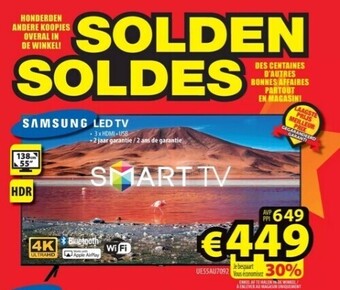 ElectroStock Samsung led tv aanbieding