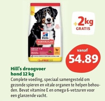 Maxi Zoo Hill's droogvoer hond 12 kg aanbieding