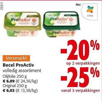 Colruyt Becel proactiv aanbieding