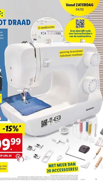 Silvercrest naaimachine SNM 33 C1 nr. 497357 - 100353925