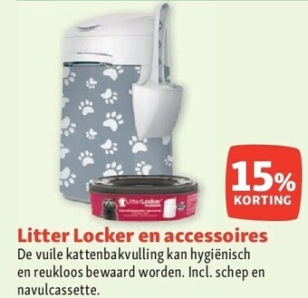 Maxi Zoo Litter locker en accessoires aanbieding