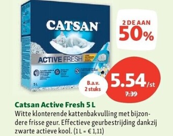 Catsan active fresh 5 l