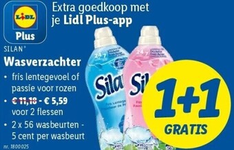 Lidl Silan Wasverzachter 2 x 56 Wasbeurten 1800025 aanbieding