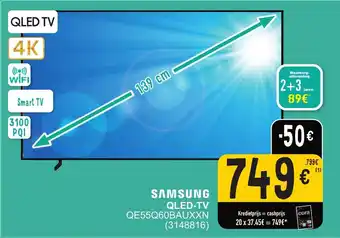 Cora Samsung QLED-tv QE55Q60BAUXXN (3148816) 139cm aanbieding
