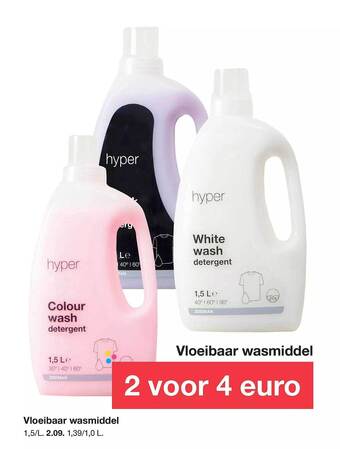 Zeeman Vloeibaar wasmiddel aanbieding