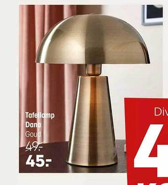 Kwantum Tafellamp dana aanbieding