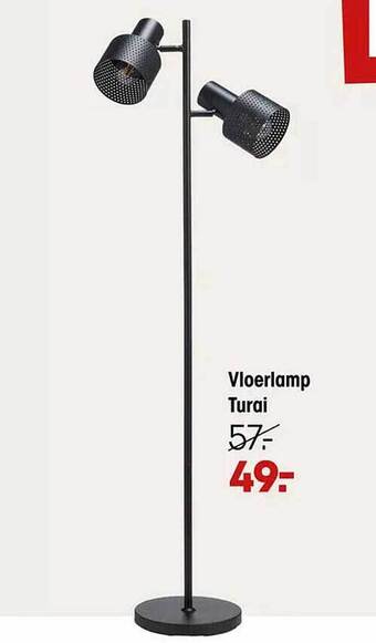 Kwantum Vloerlamp turai aanbieding