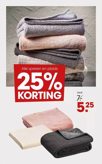 Spreien en plaids