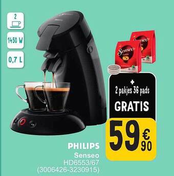 Cora Philips senseo aanbieding