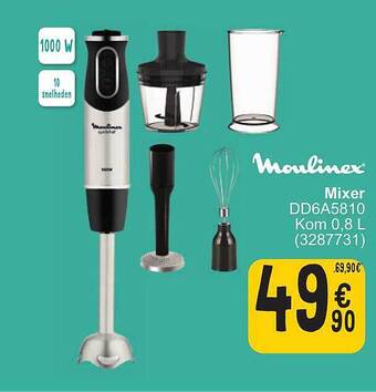 Cora Moulinex mixer aanbieding