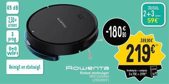 Cora Rowenta robot stofzuiger aanbieding