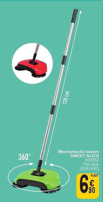 Cora Mechanische bezem sweet alice aanbieding